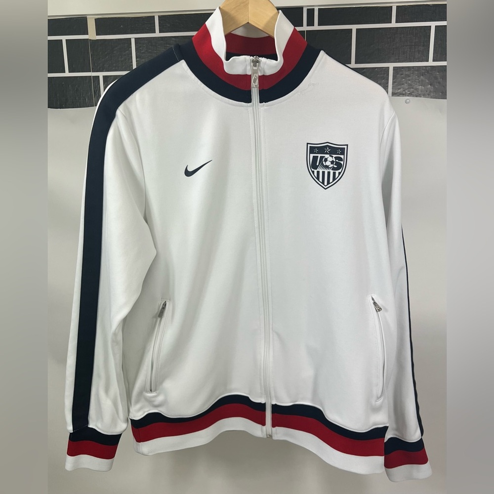 Nike team USA soccer zip up track jacket
